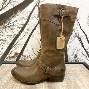 Born Brown Heeled Boots